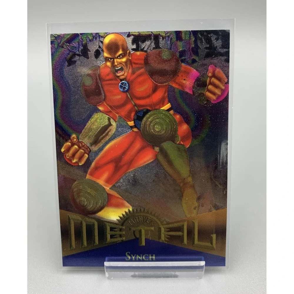 1995 Fleer Marvel Metal #122 Synch         ‎   (marvel universe skybox)